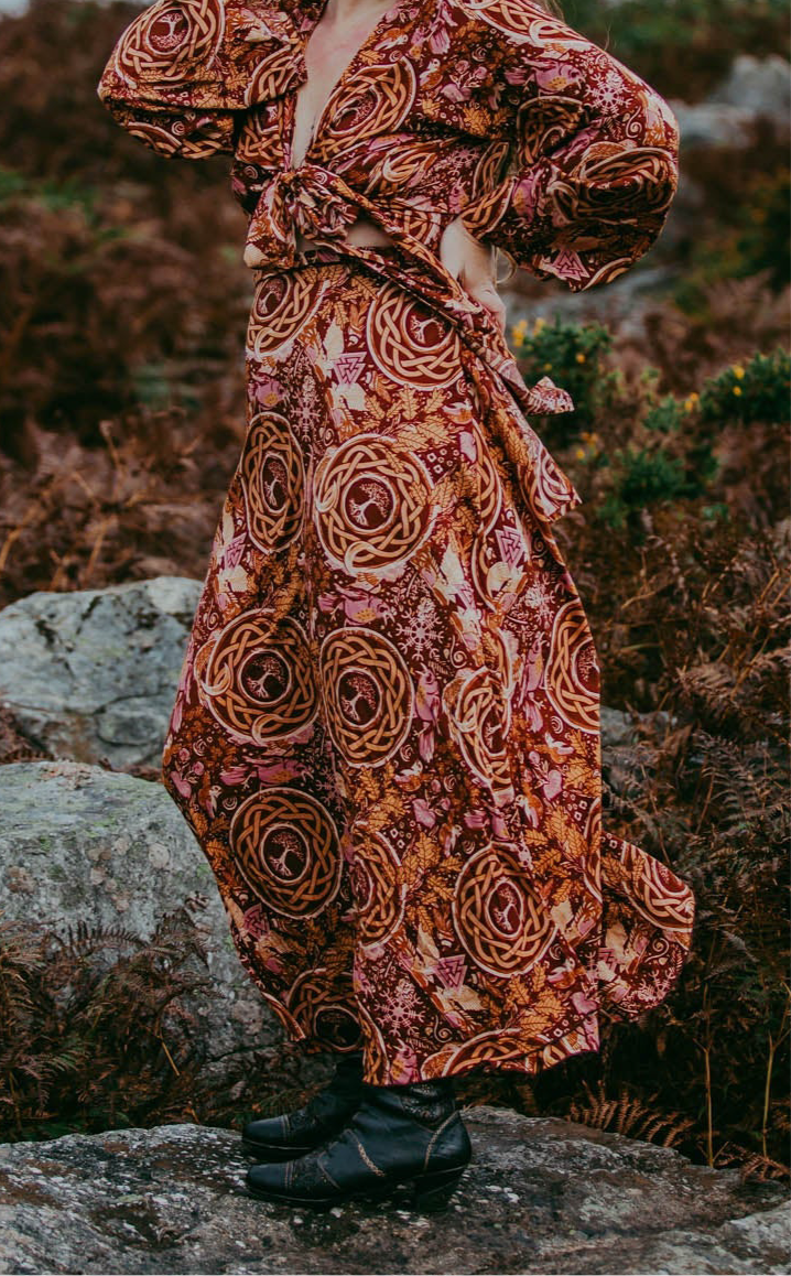 Wrap Skirt in Freyja