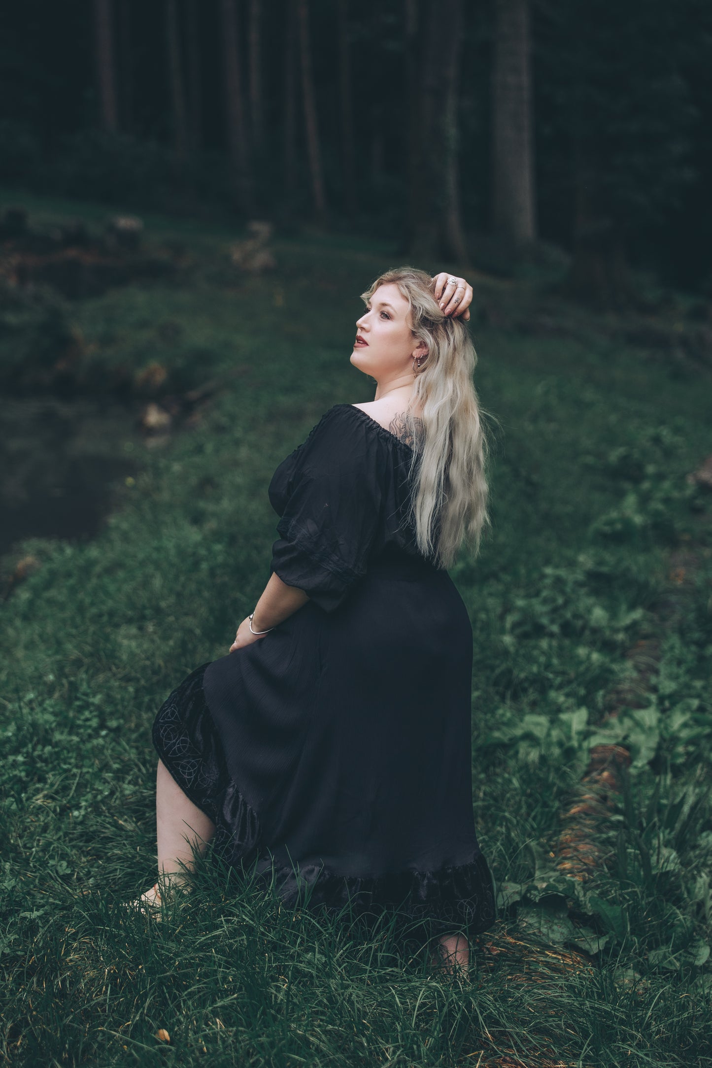 Saloon Skirt in Noir