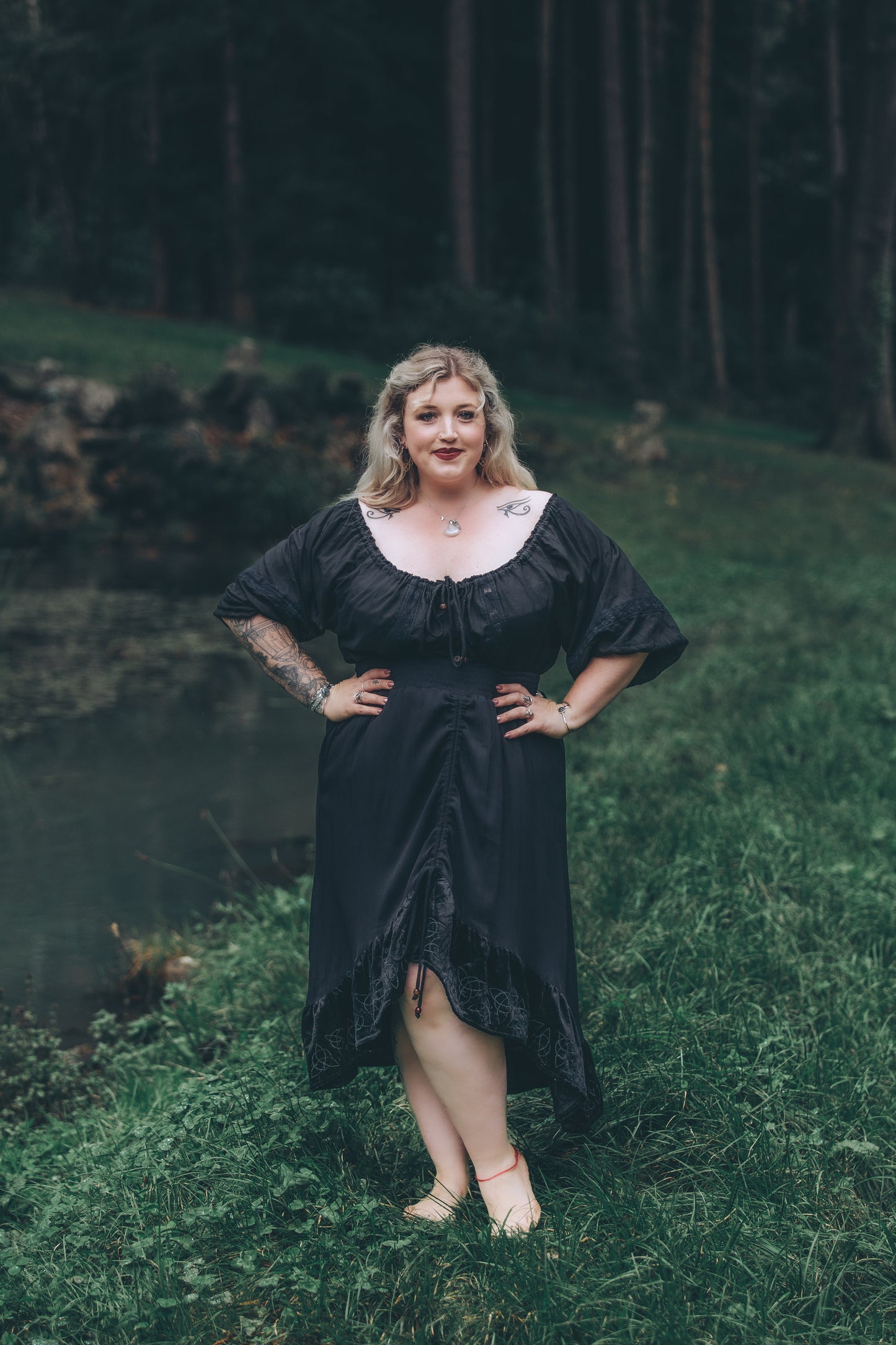 Saloon Skirt in Noir