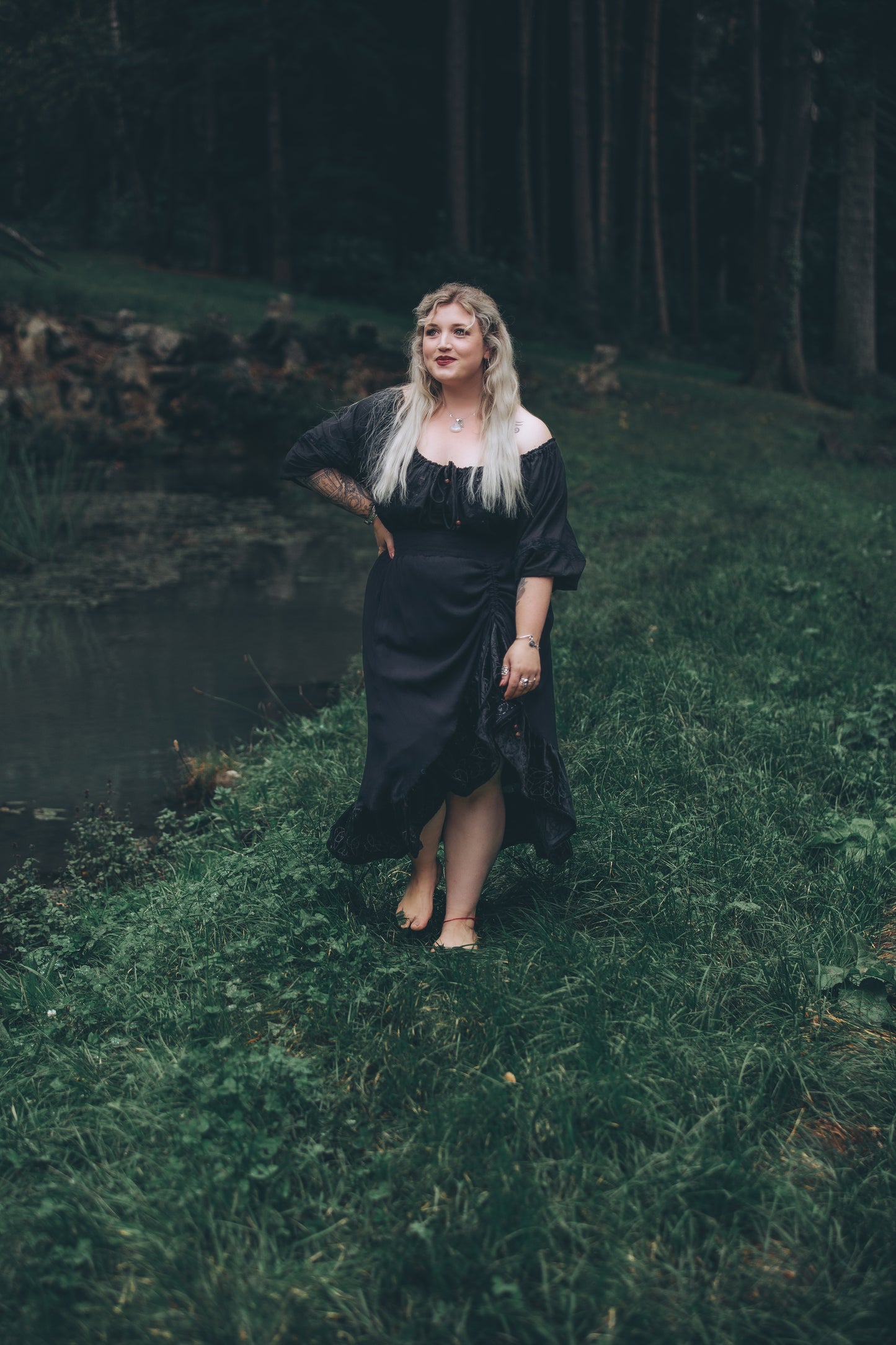 Saloon Skirt in Noir