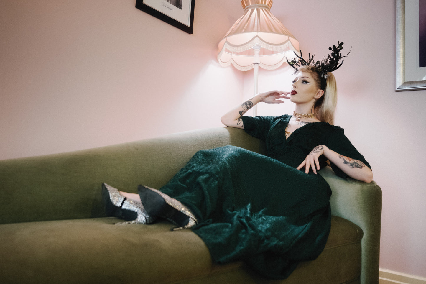 Heirloom Dress in Forest