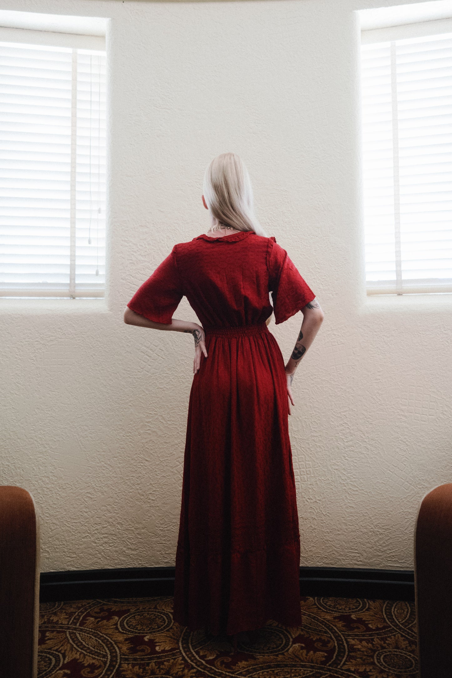 Heirloom Dress in Scarlet
