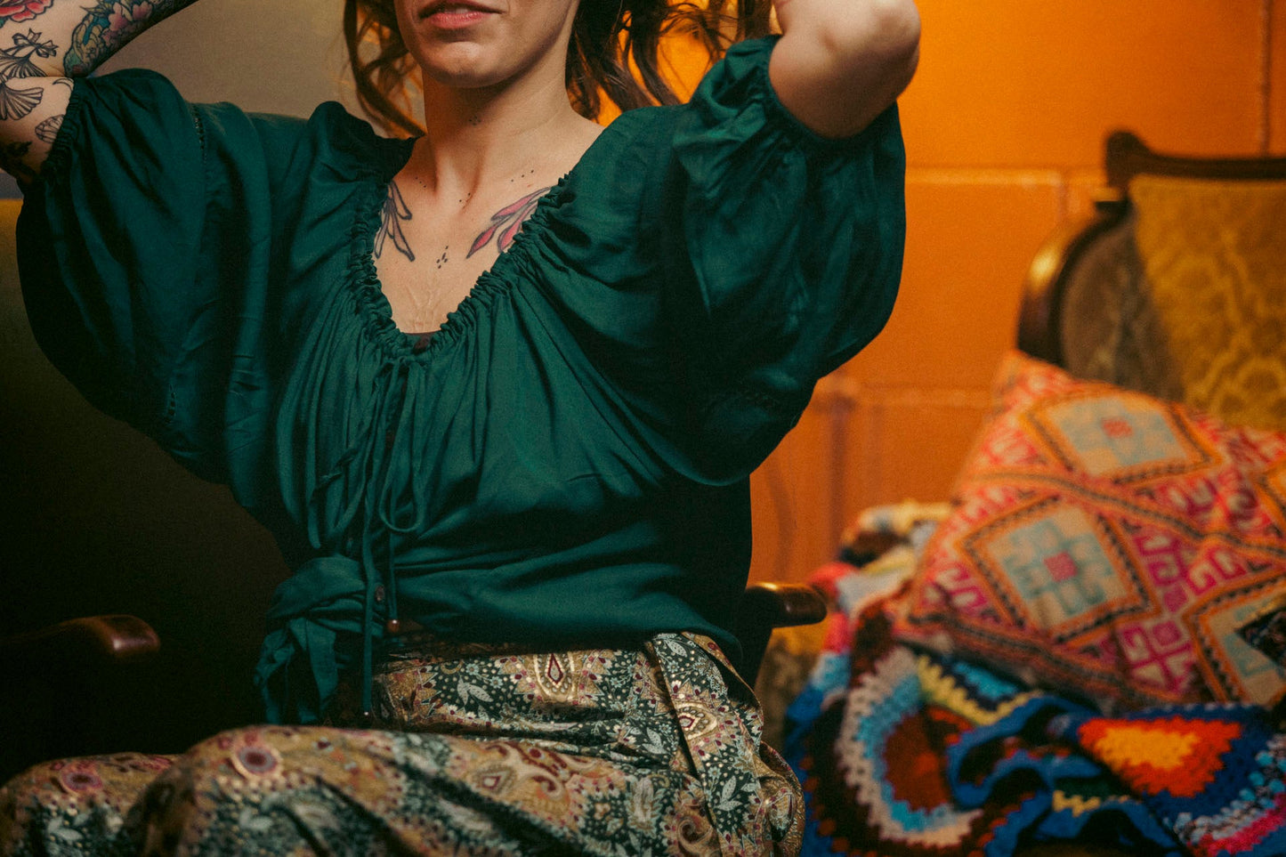 Green Maiden Blouse