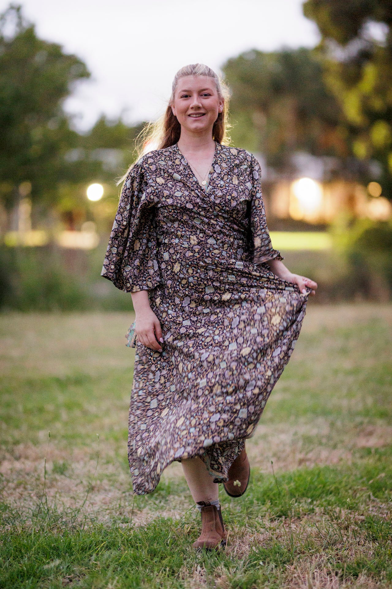 Snowdrops Wrap Dress