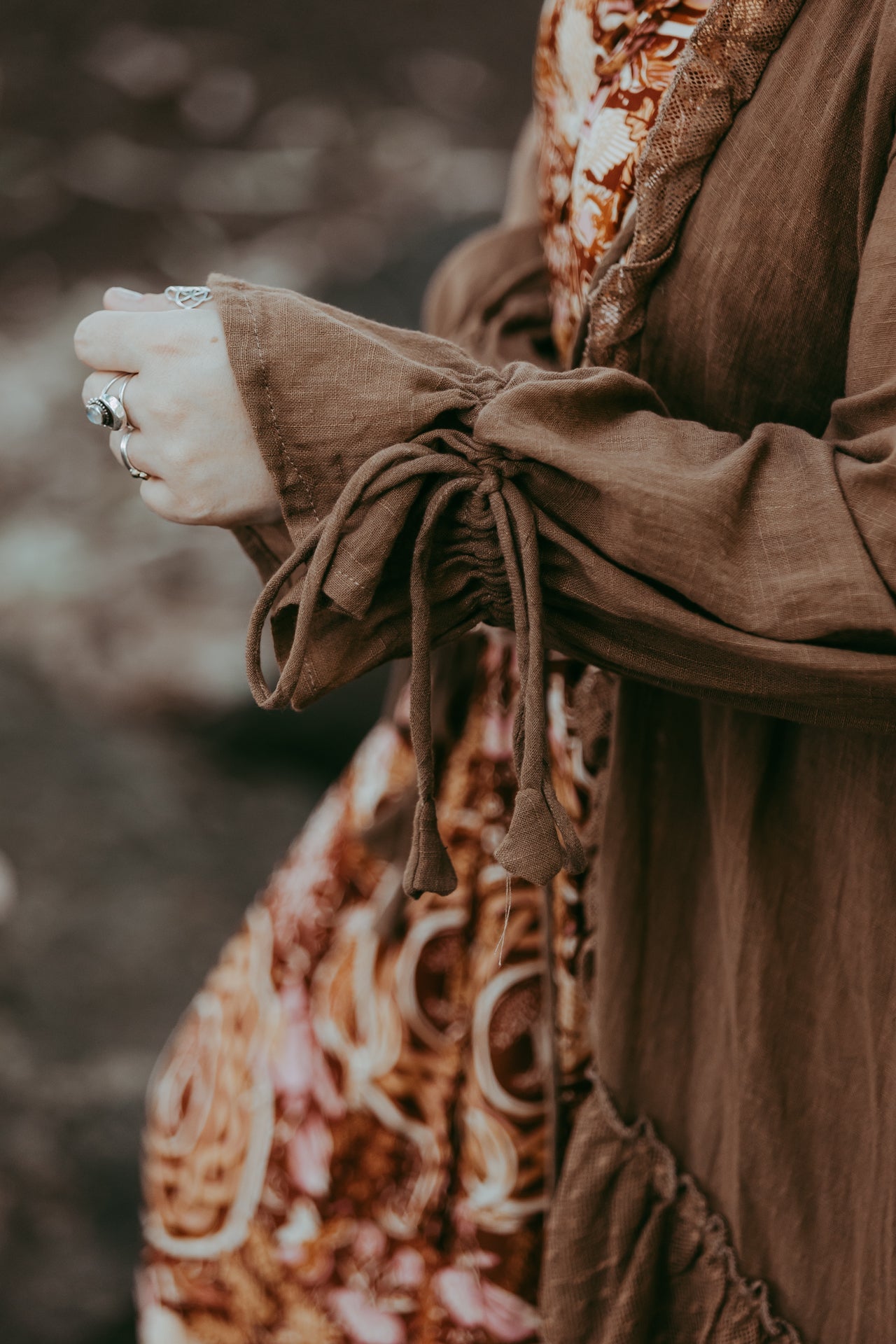 Midi Helga Kimono Brown