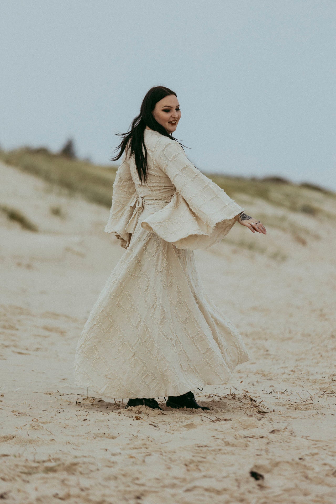 Tempest Wrap Skirt in Papyrus