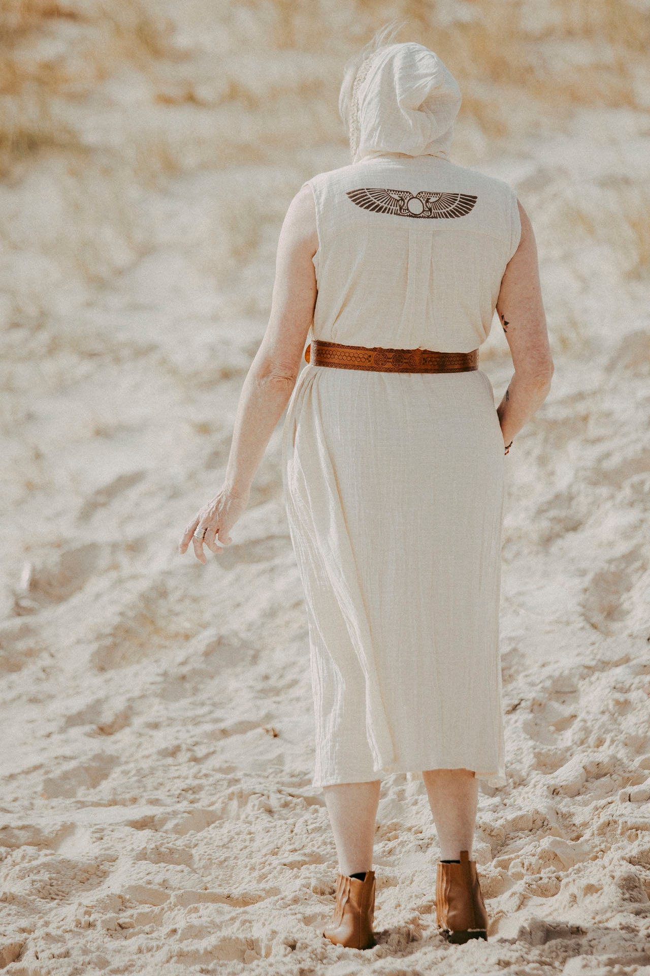 Isis Kaftan Set in Papyrus