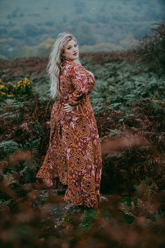 Wrap Dress in Freyja