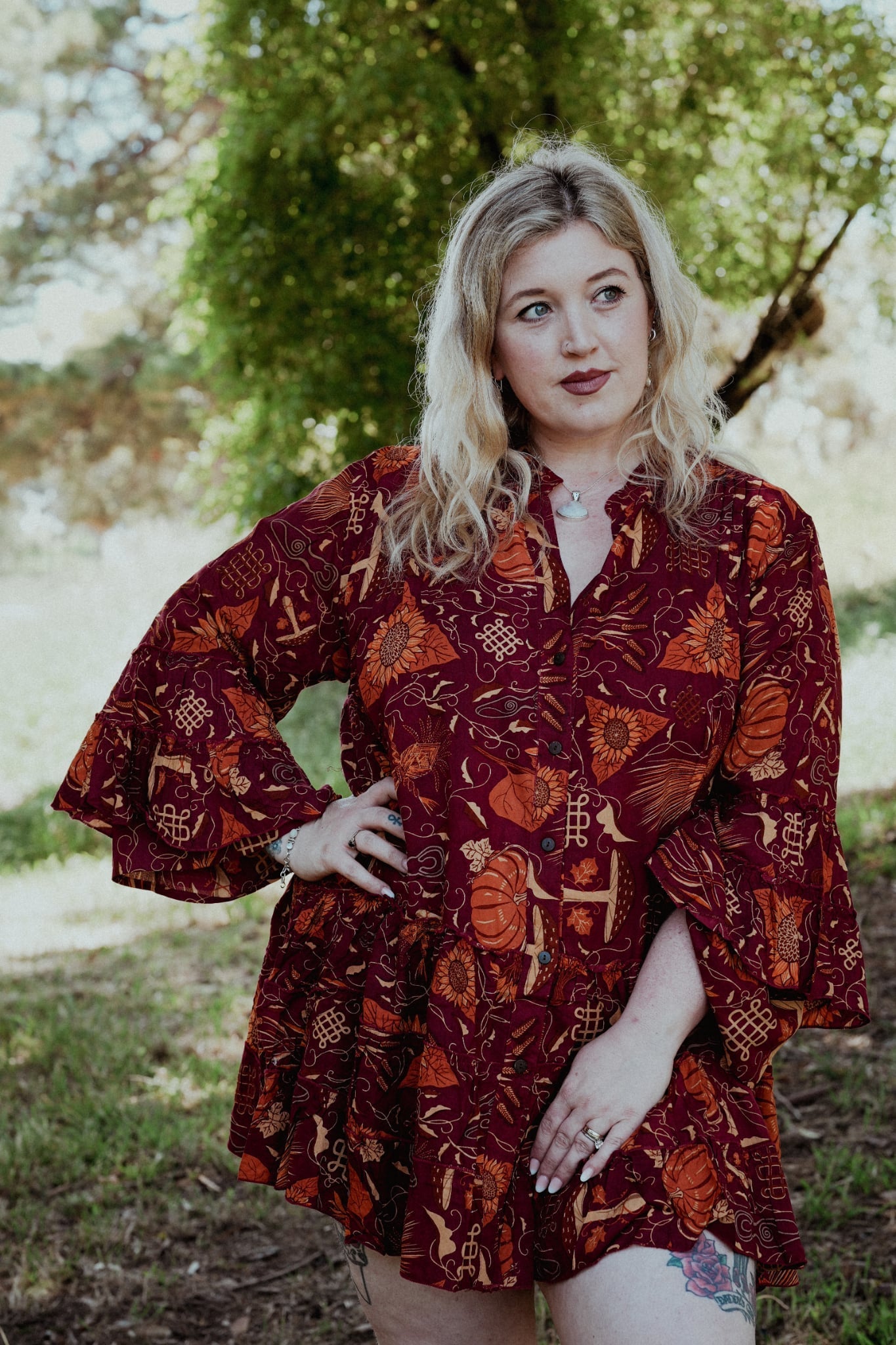 Barley Moon Labyrinth Dress Samhain/Mabon