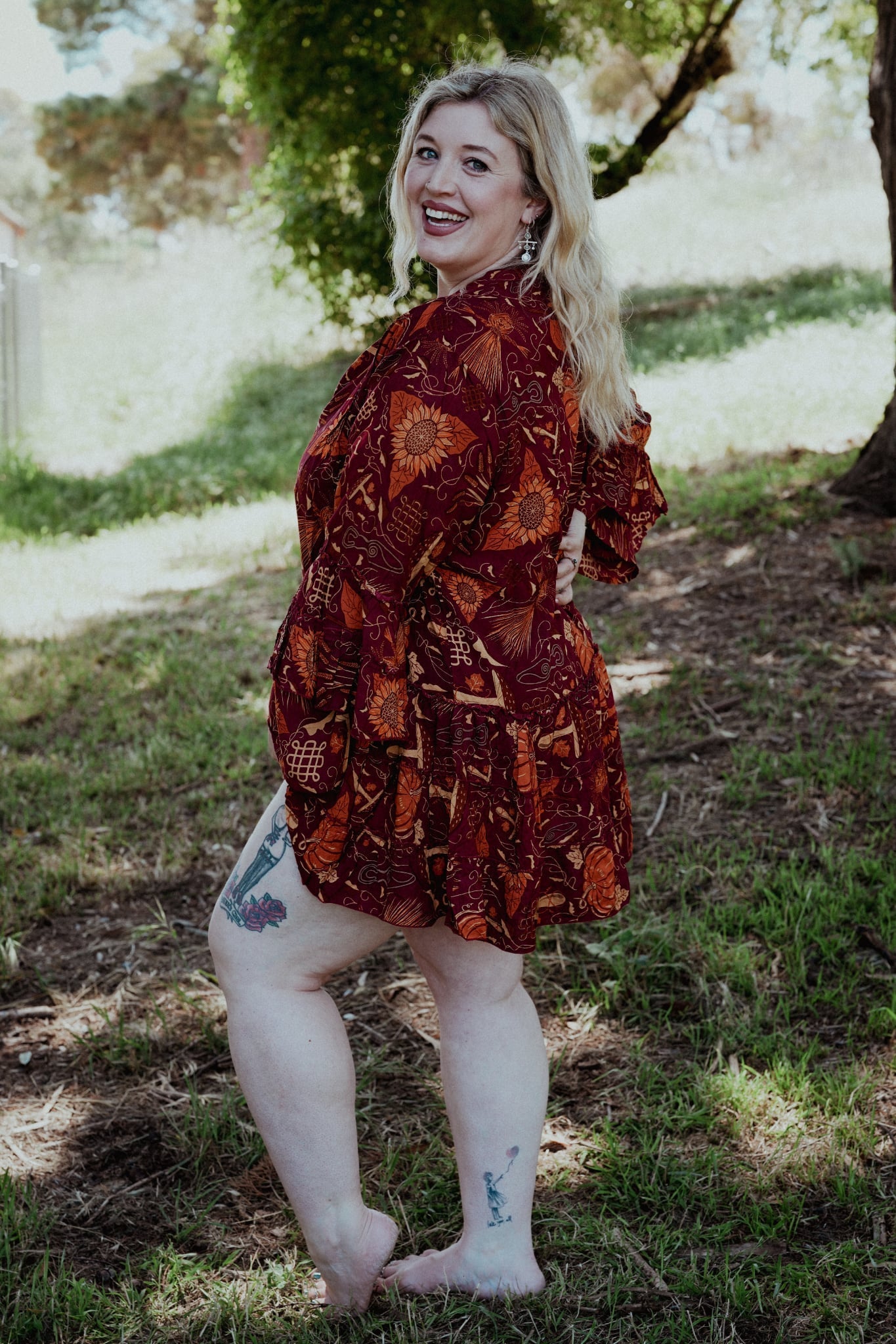 Barley Moon Labyrinth Dress Samhain/Mabon