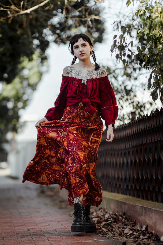 Maiden Blouse in Jam