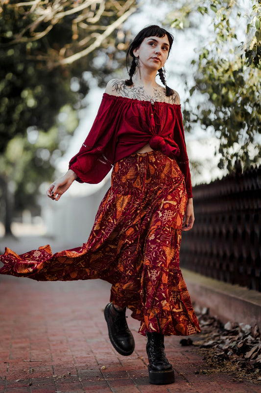Maxi Skirt in Mabon