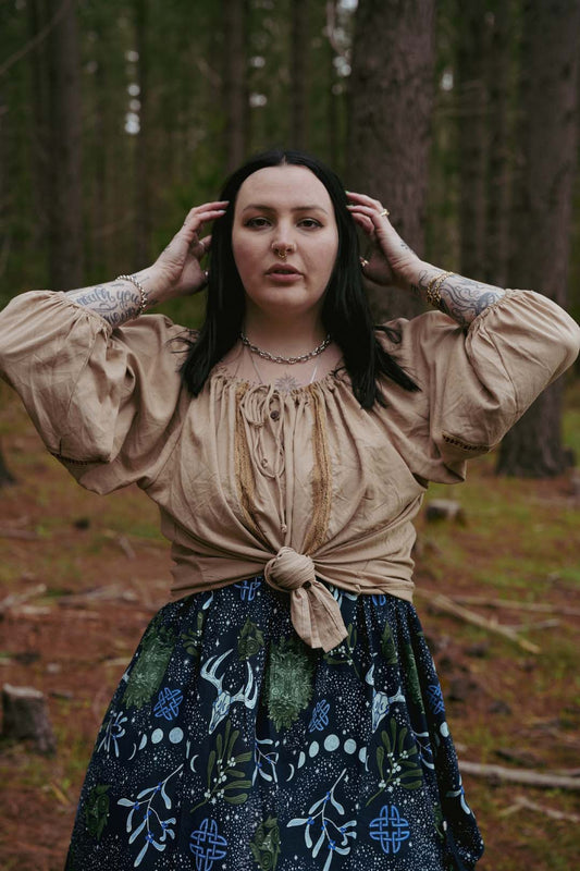 Maiden Blouse in Sandman