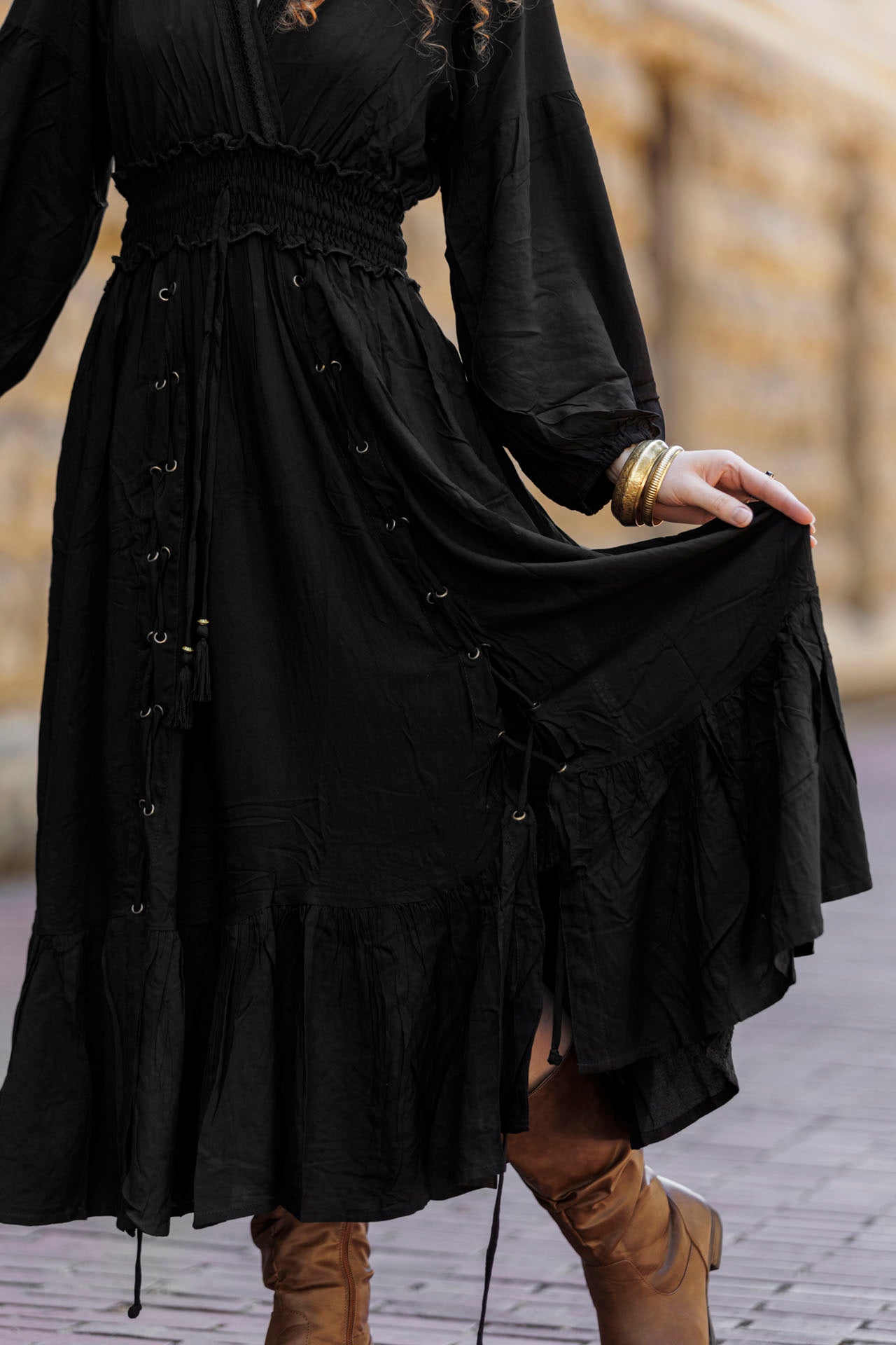 Lilith Dress in Black