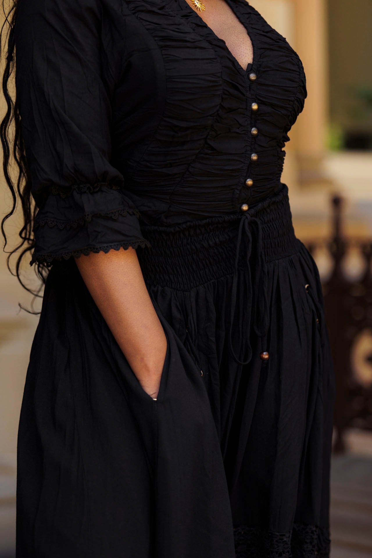 Countess Blouse in Black