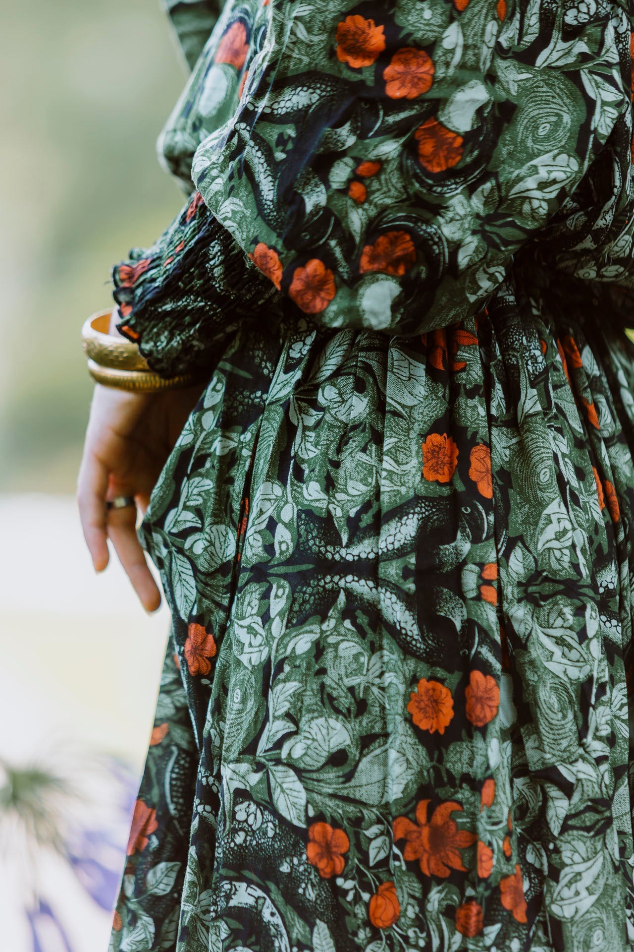 Maxi Skirt in Garden