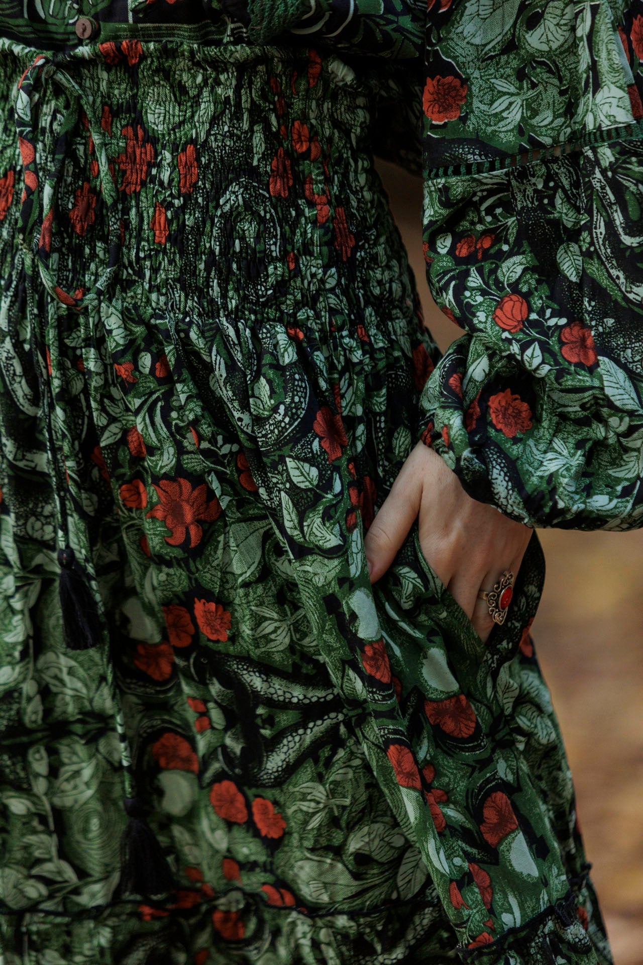 Maxi Skirt in Garden