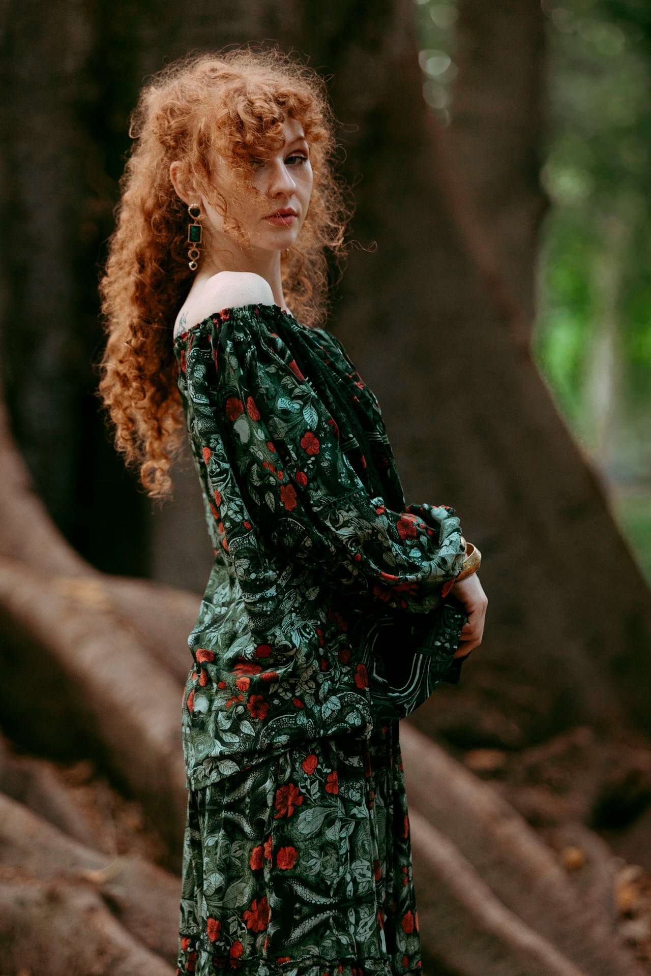 Maxi Skirt in Garden