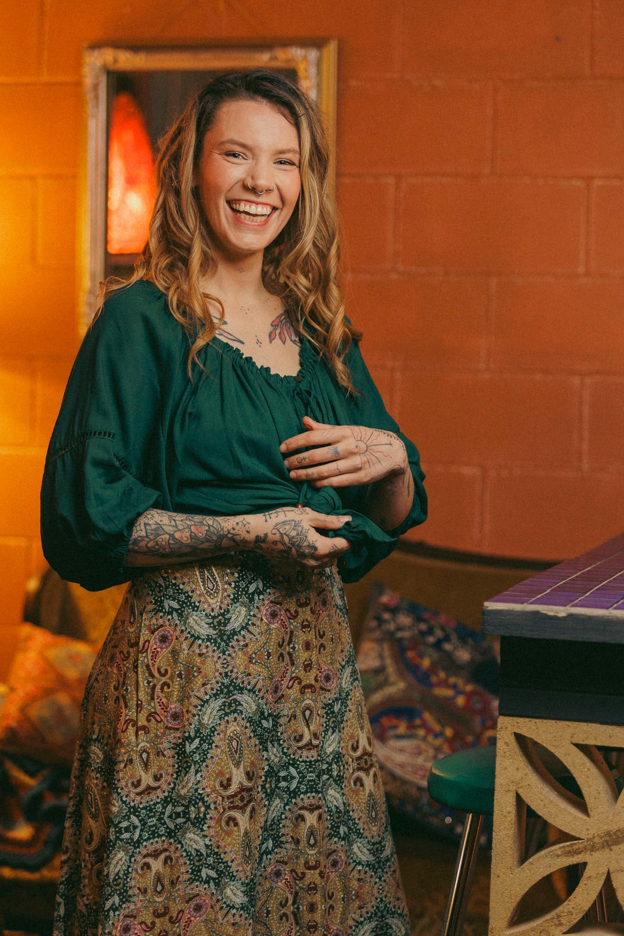 Green Maiden Blouse