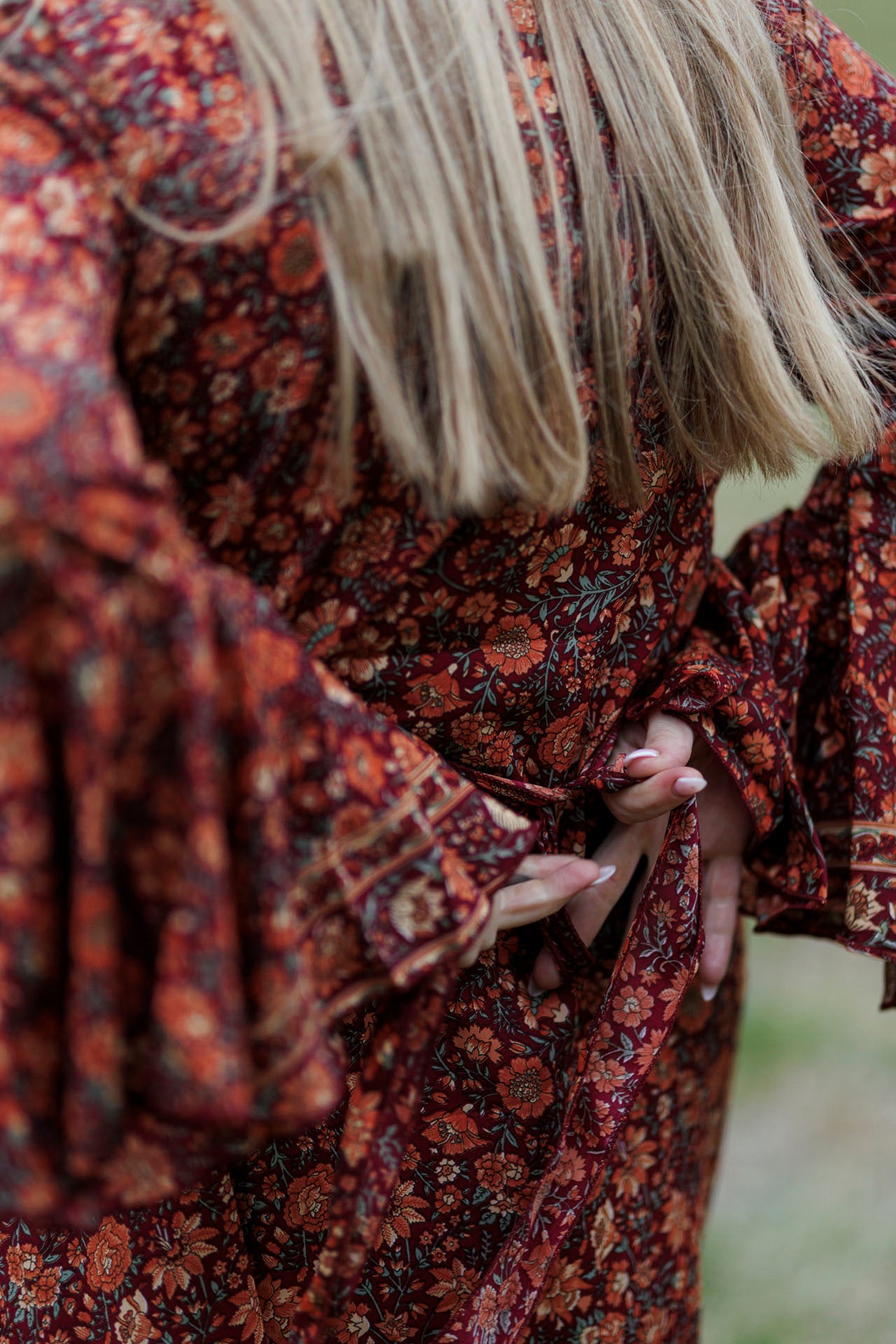 Cranberry Duster Kimono