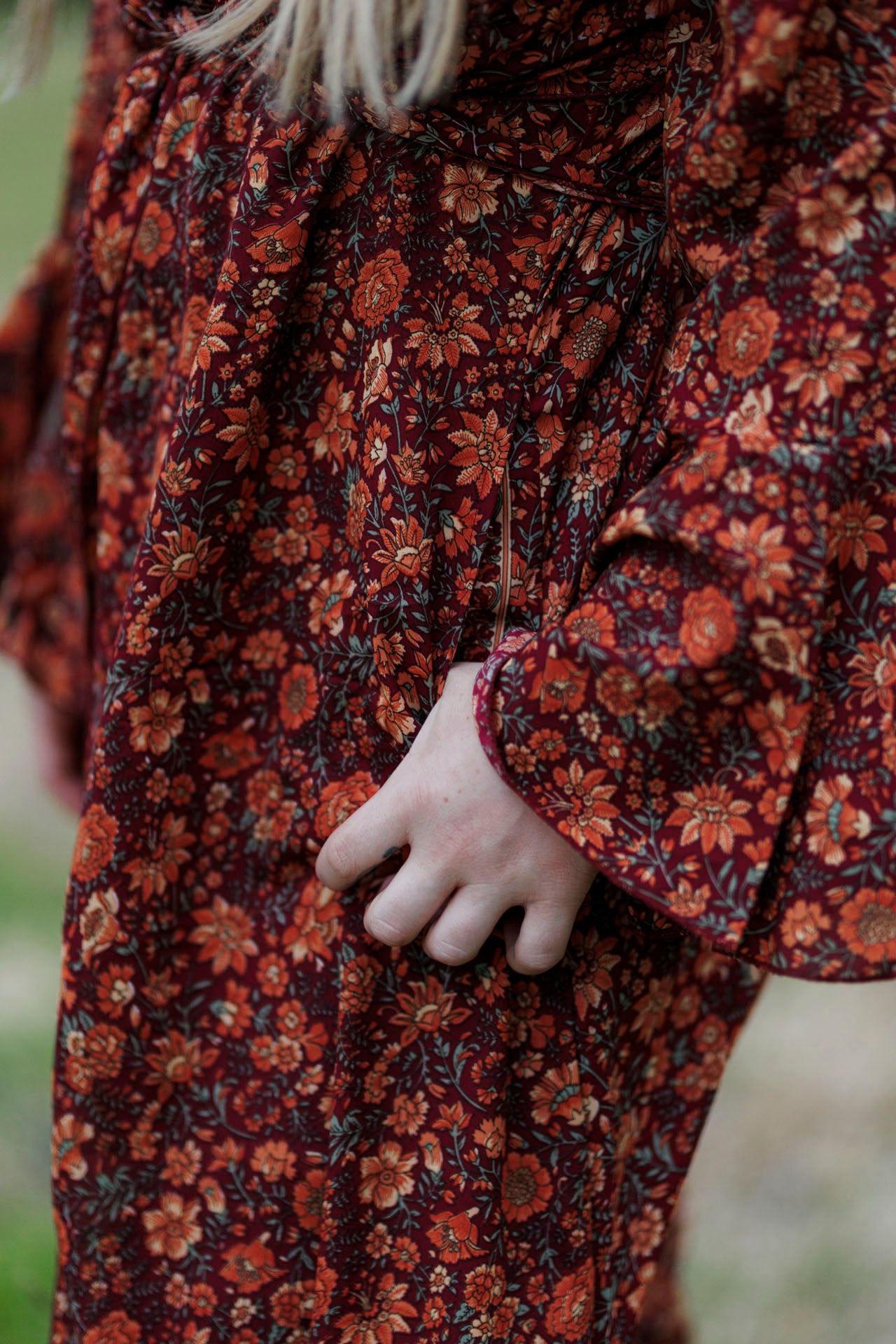 Cranberry Duster Kimono