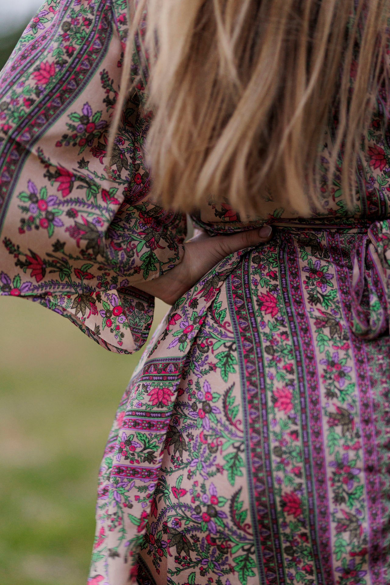 Rosé Wrap Dress