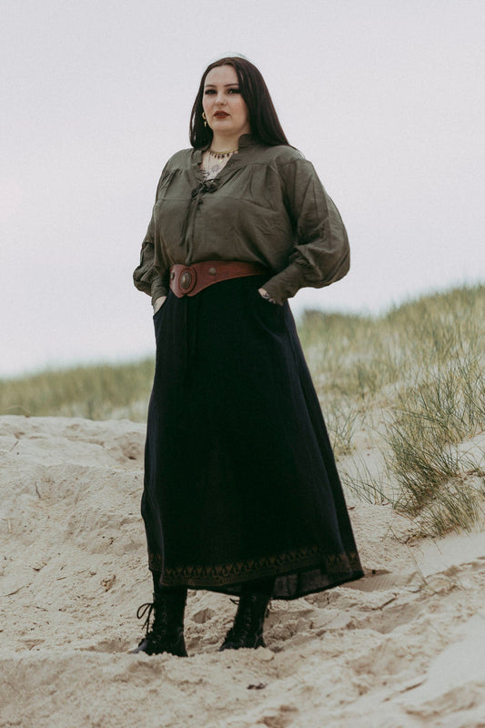 Sphinx Skirt in Midnight