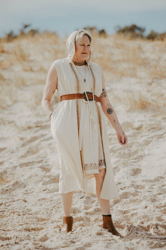 Isis Kaftan Set in Papyrus
