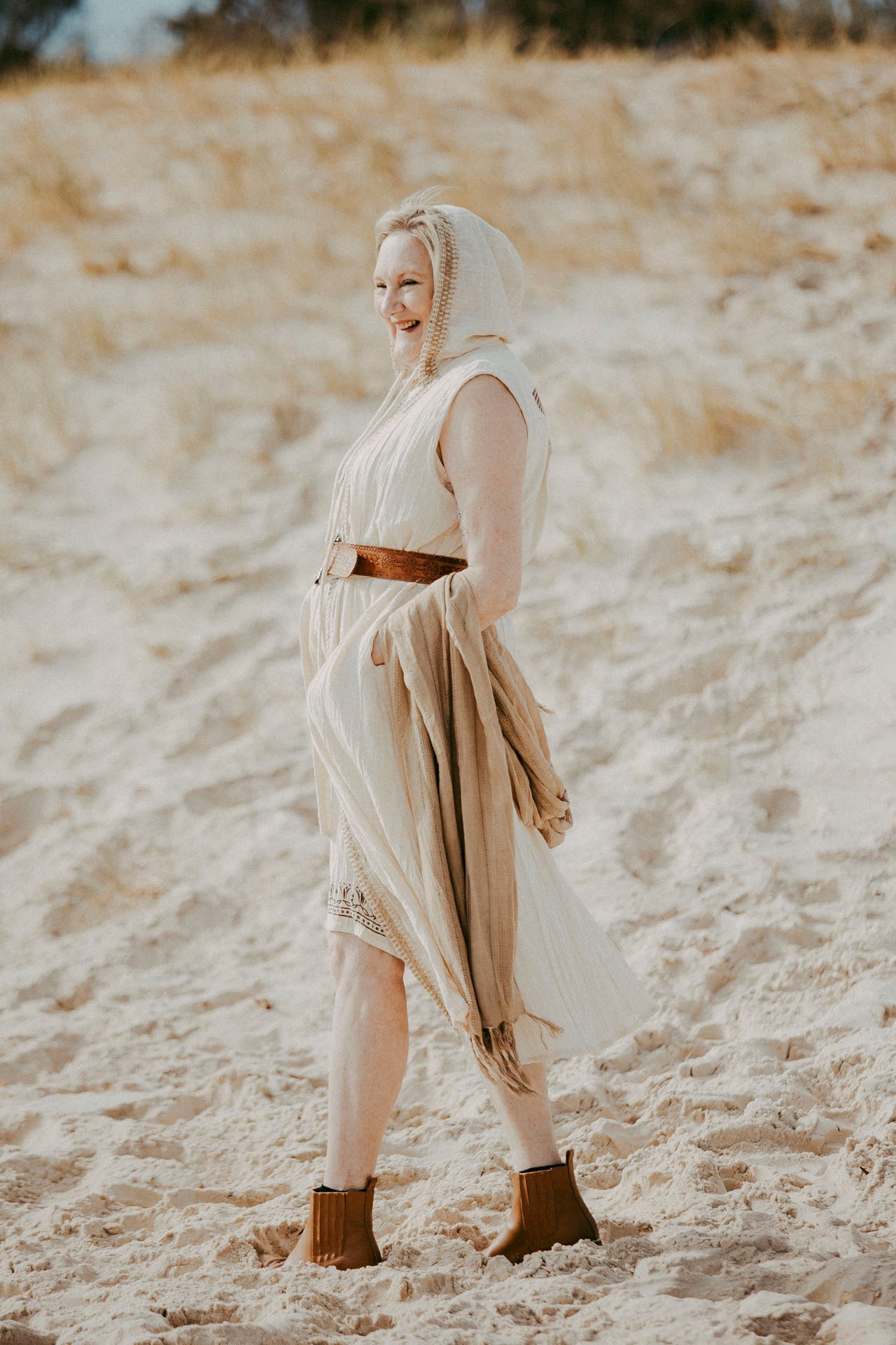 Isis Kaftan Set in Papyrus