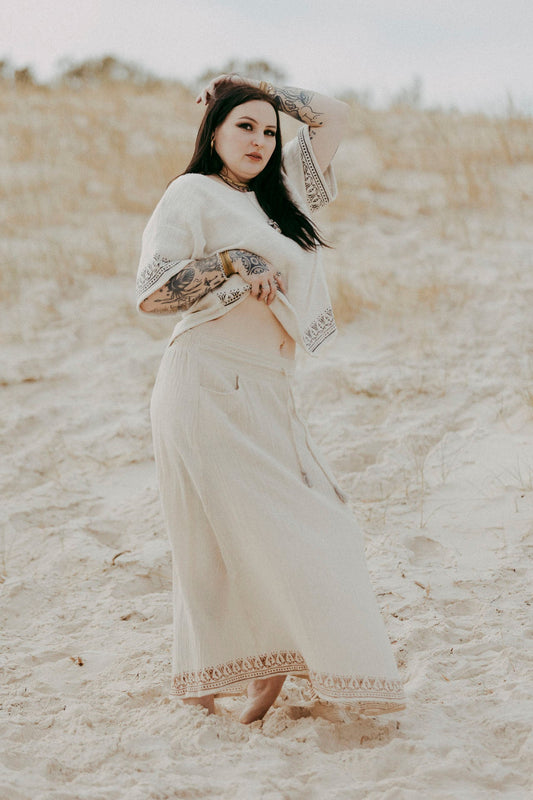 Sphinx Skirt in Papyrus
