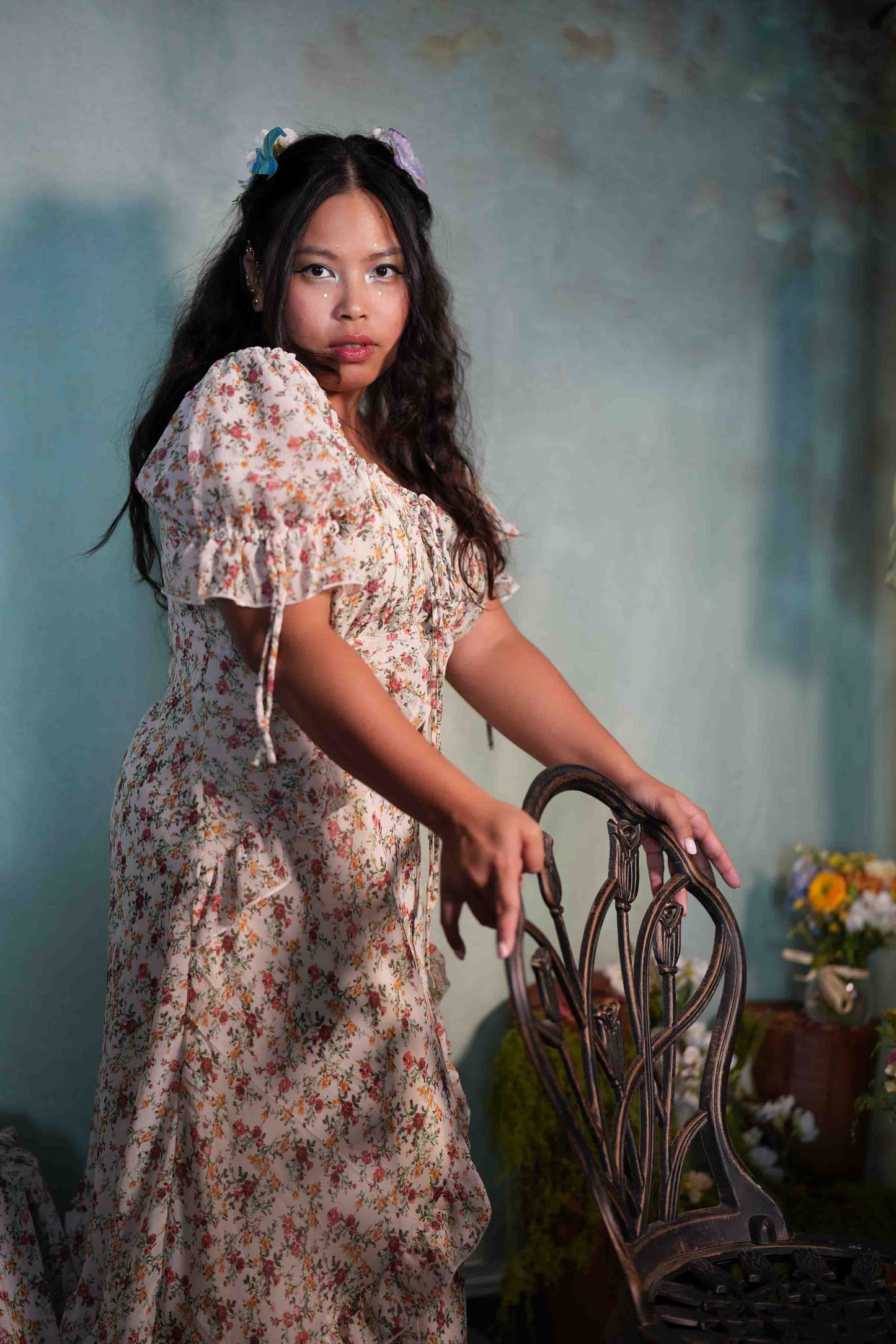Blossom Dress in White
