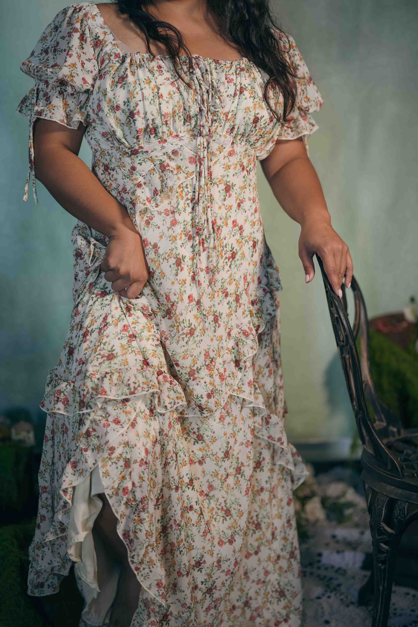 Blossom Dress in White