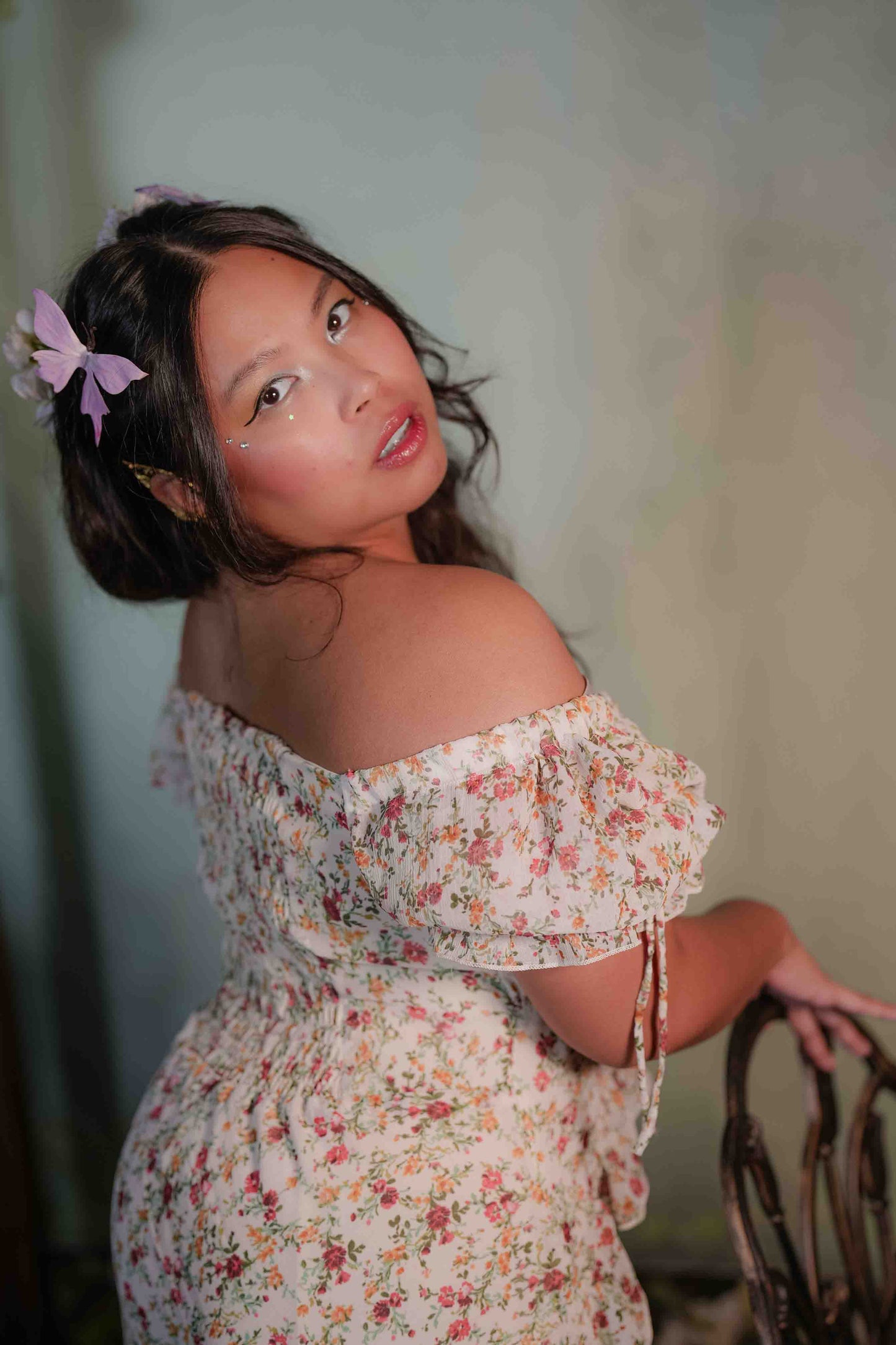 Blossom Dress in White