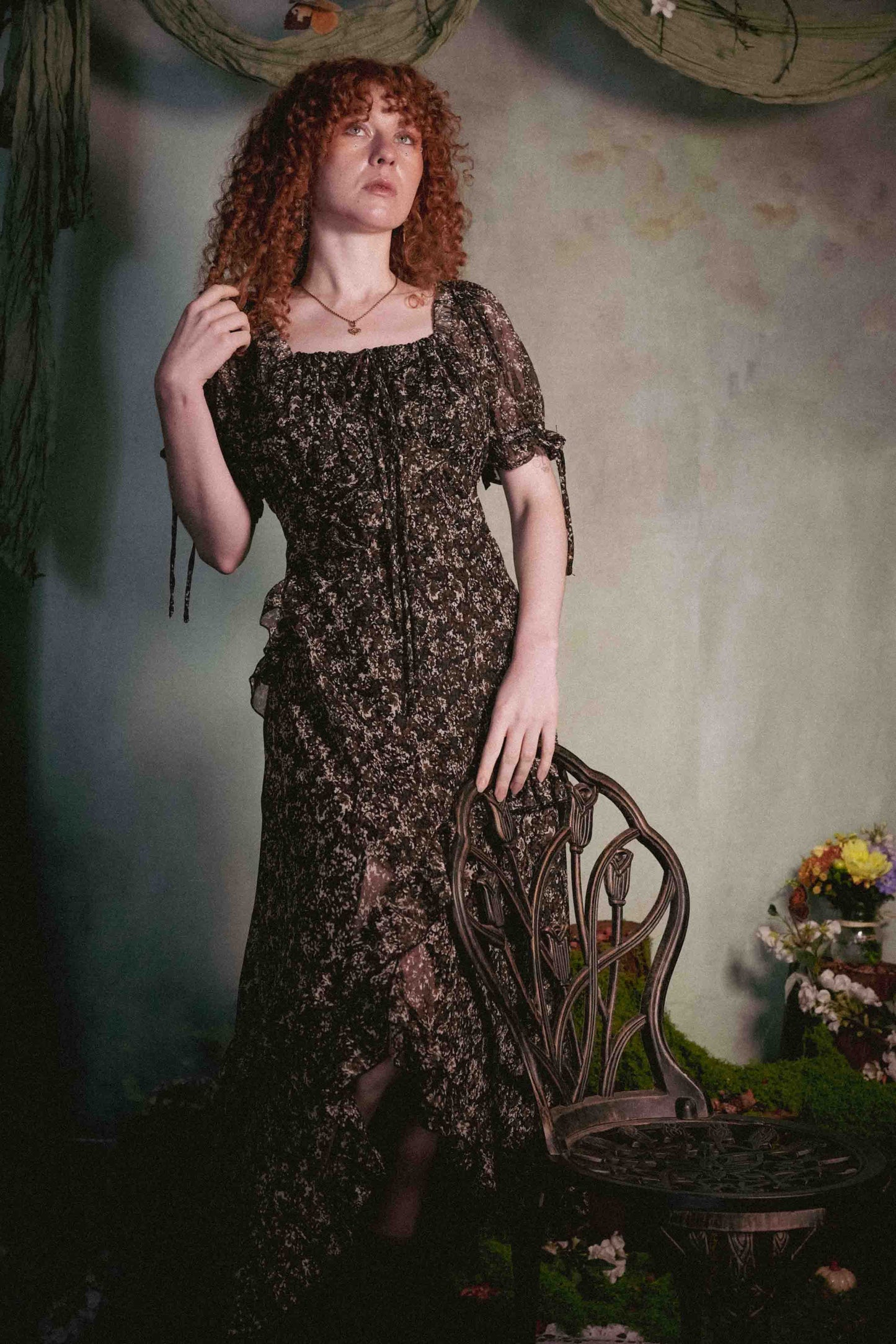 Blossom Dress in Black