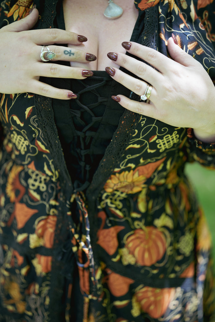 Barley Moon Dress in Samhain