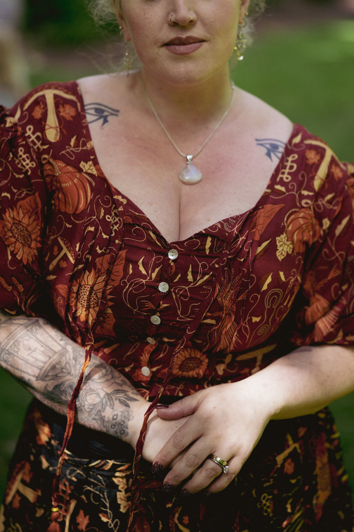 Bishop Blouse in Mabon