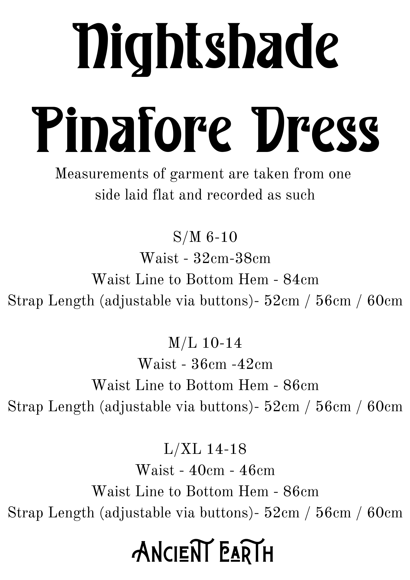 Nightshade Pinafore Dress